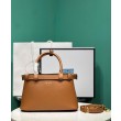 Borse Firmate Replica tote piccola Prada con cintura 1BA418 Caffè