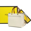 Borse Replica Alta Qualità tote shopper piccola Fendi Sunshine Bianca