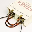 Borse Replica Alta Qualità tote shopper piccola Fendi Sunshine Bianca