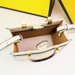 Borse Replica Alta Qualità tote shopper piccola Fendi Sunshine Bianca
