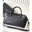 Borsone YSL Saint Laurent Lyia con cassandre e impunture trapuntate a rombi nere