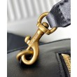 Borsone YSL Saint Laurent Lyia con cassandre e impunture trapuntate a rombi nere