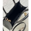 Christian Dior Borsa tote Dior Book piccola Motivo Macrocannage nero con ciondoli D.I.O.R in metallo dalla finitura oro pallido