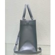 Christian Dior Borsa tote media Dior Book Grigia Motivo Macrocannage