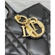 Christian Dior Borsa tote media Dior Book Nera Motivo Macrocannage