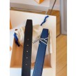 Alta gamma replica Cintura reversibile LV LV Attract 35 mm M0678V nera
