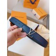 Alta gamma replica Cintura reversibile LV LV Attract 35 mm M0678V nera