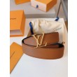Pari all'originale replica Cintura reversibile LV LV Attract 35 mm M8228V Marrone