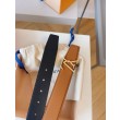 Pari all'originale replica Cintura reversibile LV LV Attract 35 mm M8228V Marrone