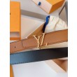 Pari all'originale replica Cintura reversibile LV LV Attract 35 mm M8228V Marrone