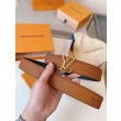 Pari all'originale replica Cintura reversibile LV LV Attract 35 mm M8228V Marrone