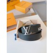 Cintura reversibile LV LV iniziali Epi 40 mm M8270Q nera