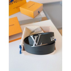 Cintura reversibile LV LV iniziali Epi 40 mm M8270Q nera