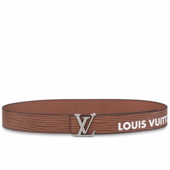 Cintura reversibile LV LV iniziali Epi 40 mm M8271U Marrone