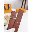 Cintura reversibile LV LV iniziali Epi 40 mm M8271U Marrone