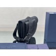 Custodia da uomo Dior Saddle Dior Oblique Jacquard nera