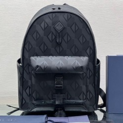 Zaino Dior Explorer CD Diamond Mirage Ski Capsule Nylon Nero Replica qualità specchio Replica Perfette Zaino Dior Explorer CD Diamond Mirage Ski Capsule Nylon Nero imitazioni