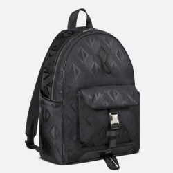 Replica Perfette Zaino Dior Explorer CD Diamond Mirage Ski Capsule Nylon Nero imitazioni