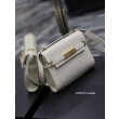 Dettagli perfetti Qualità superiore replica a tracolla mini YSL Saint Laurent Manhattan Bianca