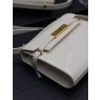 Dettagli perfetti Qualità superiore replica a tracolla mini YSL Saint Laurent Manhattan Bianca
