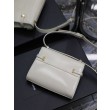 Dettagli perfetti Qualità superiore replica a tracolla mini YSL Saint Laurent Manhattan Bianca
