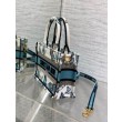 Dior Mini Book Tote con tracolla Toile de Jouy Mexico Ricamo Blu