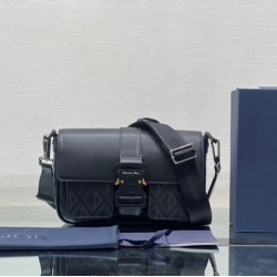 Replica Perfette Dior Hit the Road Messenger Borse  da uomo CD Diamond Black imitazioni