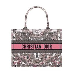 Dior Borse Replica tote media Dior Book Borse  rosa a tema Butterfly Around The World