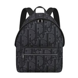 Replica Perfette Zaino Christian Dior Rider Maxi Dior Oblique jacquard Nero imitazioni