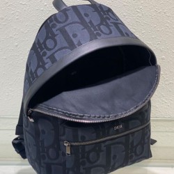 Zaino Christian Dior Rider Maxi Dior Oblique jacquard Nero Replica qualità specchio Replica Perfette Zaino Christian Dior Rider Maxi Dior Oblique jacquard Nero imitazioni