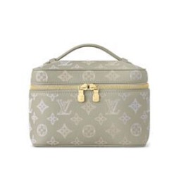 Replica Perfette Louis Vuitton Nice Mini beauty case Borsa M23550 Grigio imitazioni