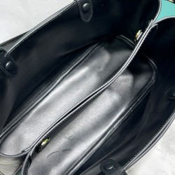 Borse Imitazioni tote media Prada con cintura 1BA417 nera Replica qualità specchio Replica Perfette Borse Imitazioni tote media Prada con cintura 1BA417 nera imitazioni