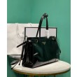 Imitazione Prada Borse Replica a mano grande pragmatica e raffinata 1BA433 Nera