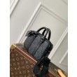 LV Nano Porte Documents Voyage Borsa da uomo M82770 Monogram Eclipse