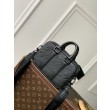 LV Nano Porte Documents Voyage Borsa da uomo M82770 Monogram Eclipse
