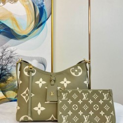Borsa Louis Vuitton CarryAll PM M46672 Monogram Empreinte Replica qualità specchio Replica Perfette Borsa Louis Vuitton CarryAll PM M46672 Monogram Empreinte imitazioni