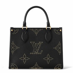 Miglior Prezzo Borsa tote LV OnTheGo PM FLIGHT MODE M46733 con borchie Replica
