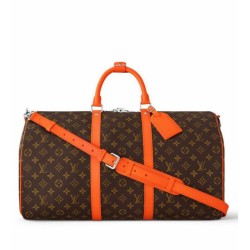 Borsa Louis Vuitton Keepall Bandouliere 50 Monogram Macassar M46770
