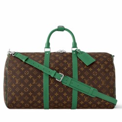 Borse Firmate Replica Louis Vuitton Keepall Bandouliere 50 Monogram Macassar M46774