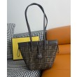 Mini borsa Fendi Origami 8BS083 Caffè scuro