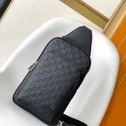 Borsa a tracolla Louis Vuitton Avenue NM N45303 Damier Infini Replica qualità specchio Replica Perfette Borsa a tracolla Louis Vuitton Avenue NM N45303 Damier Infini imitazioni