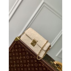 Portafoglio LV con catena Métis M82836 Cream