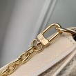 Portafoglio LV con catena Métis M82836 Cream