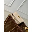 Portafoglio LV con catena Métis M82836 Cream