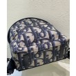 Zaino Christian Dior Rider Maxi Dior Oblique jacquard Blu scuro