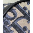 Zaino Christian Dior Rider Maxi Dior Oblique jacquard Blu scuro