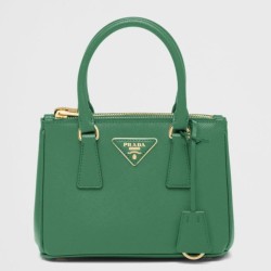 Replica Perfette Borsa Prada Mini Galleria Verde Saffiano imitazioni