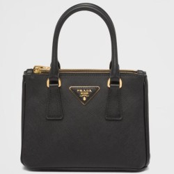 Replica Perfette Borsa Prada Mini Galleria Saffiano Nera imitazioni