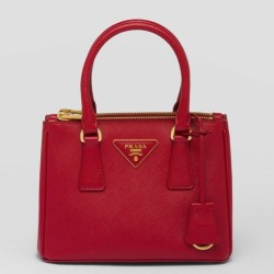 Replica Perfette Borsa Prada Mini Galleria Saffiano Rosso imitazioni