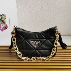 Borsa Prada System Patchwork In Nappa Nera Borsa Prada System Patchwork In Nappa Nera